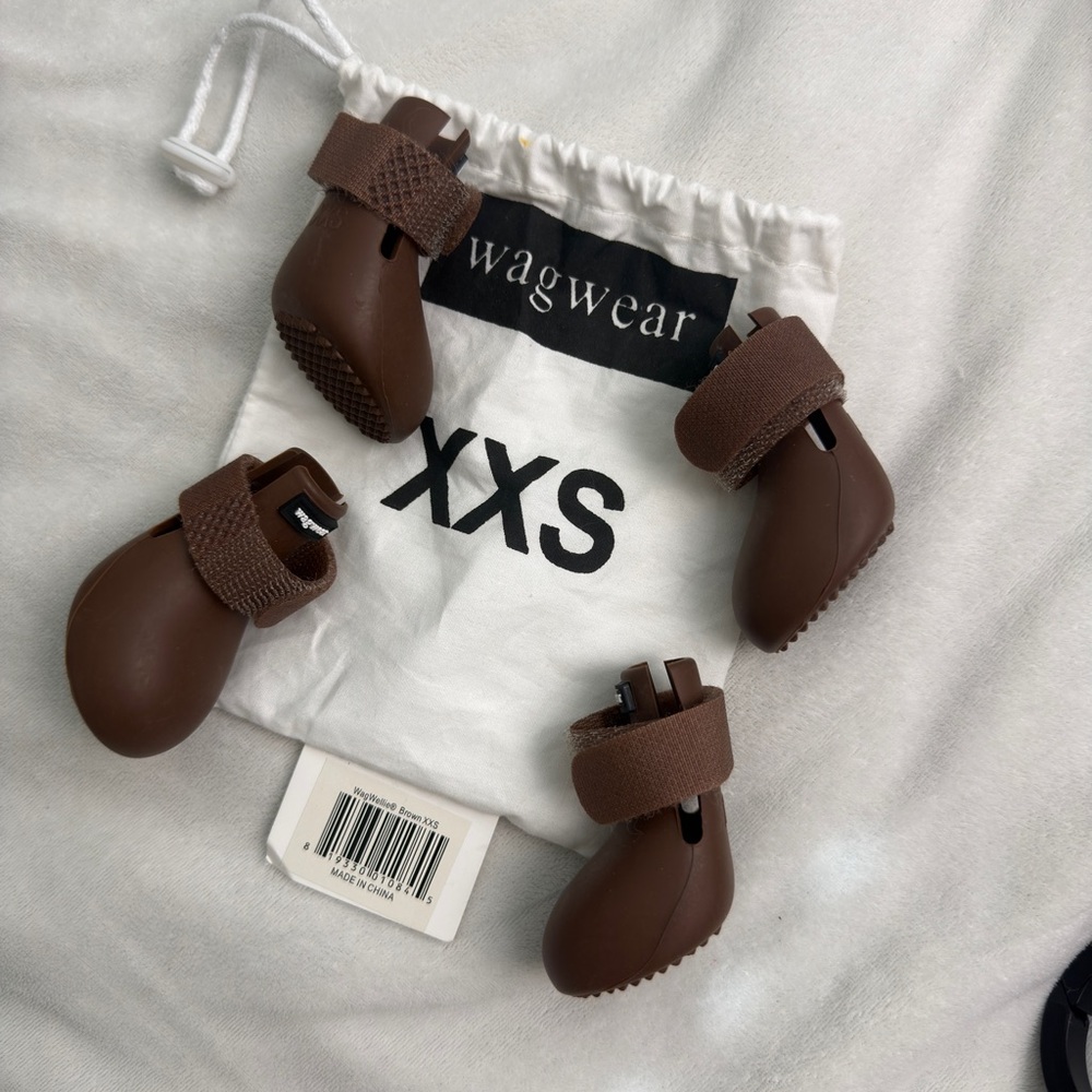 Wagwear Brown XXS Dog Boots excellent